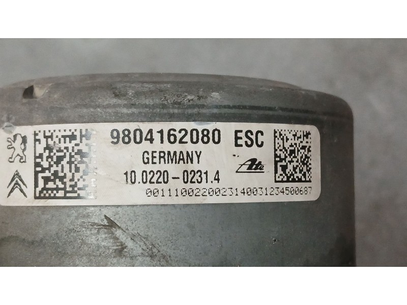 Recambio de abs para citroën c-elysee (dd_) 1.6 hdi 92 referencia OEM IAM 9804162080 ATE 10022002314