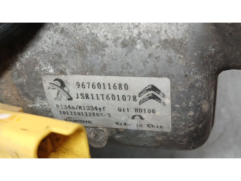 Recambio de compresor aire acondicionado para citroën c-elysee (dd_) 1.6 hdi 92 referencia OEM IAM 9676011680  JSR11T601078