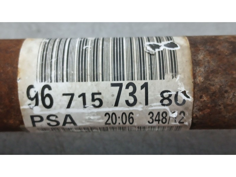 Recambio de transmision delantera izquierda para citroën c-elysee (dd_) 1.6 hdi 92 referencia OEM IAM 9671573180  