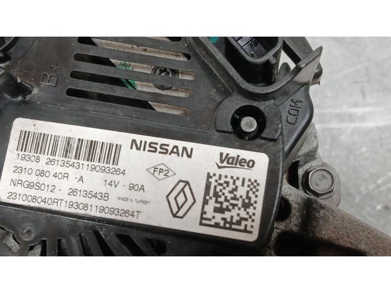 Recambio de alternador para renault clio v zen referencia OEM IAM 231008040R VALEO NRG9S012
