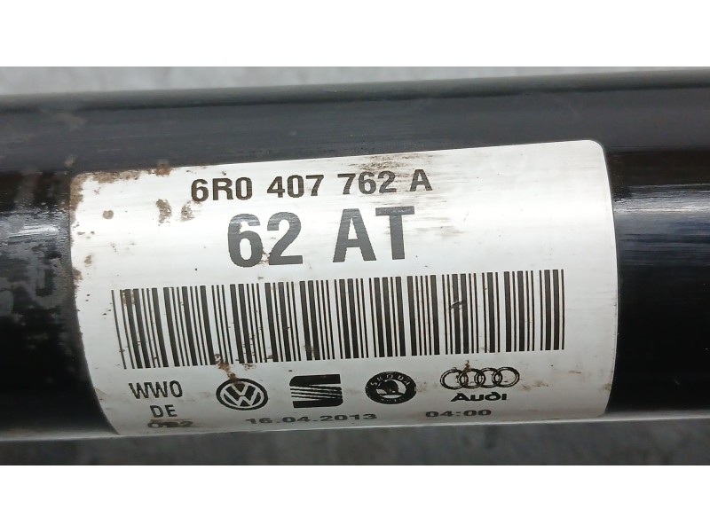 Recambio de transmision delantera derecha para audi a1 sportback (8xa, 8xf) 1.6 tdi referencia OEM IAM 6R0407762A  