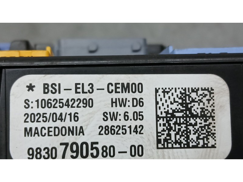 Recambio de caja reles / fusibles para citroën c3 aircross i (2r_, 2c_) 1.2 puretech 110 (2rhnzb, 2rhnzw, 2rhnpx, 2rhnpj) refere