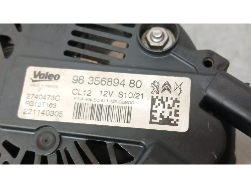 Recambio de alternador para citroën c3 aircross i (2r_, 2c_) 1.2 puretech 110 (2rhnzb, 2rhnzw, 2rhnpx, 2rhnpj) referencia OEM IA
