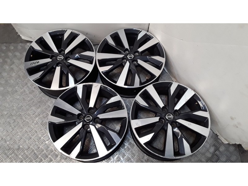 Recambio de juego llantas aluminio para nissan micra v (k14) 1.0 ig-t 100 referencia OEM IAM 6.5X17 4 TORN ET50 ROZADAS ALUMINIO