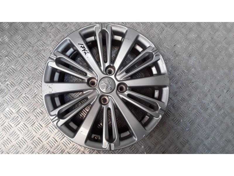 Recambio de llanta aluminio para peugeot 208 i (ca_, cc_) 1.2 vti 82 referencia OEM IAM 6X16 4 TORN ET23 ROZADA ALUMINIO