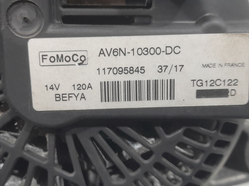 Recambio de alternador para ford focus iii 1.5 tdci referencia OEM IAM AV6N10300DC  