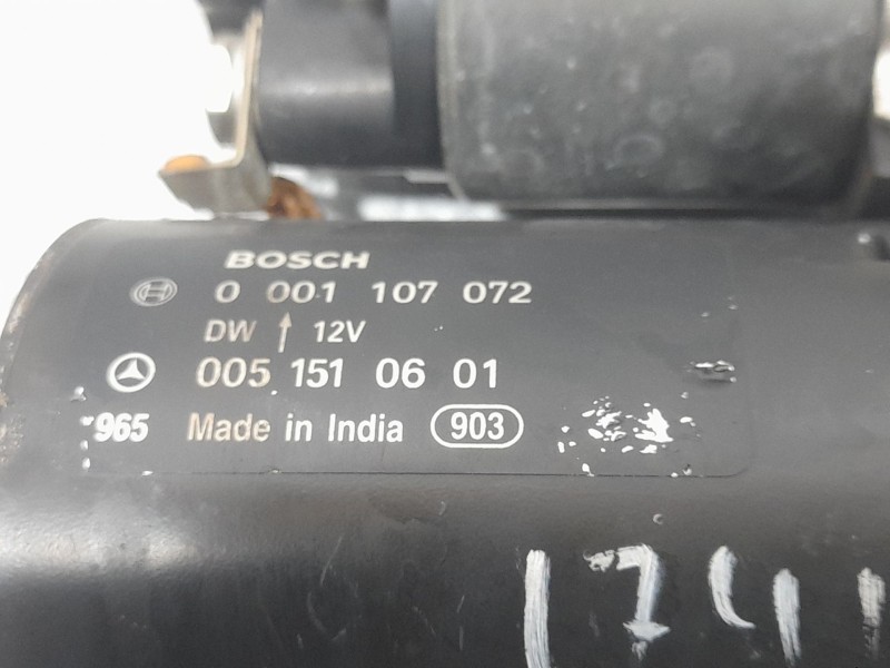 Recambio de motor arranque para mercedes-benz clk (c208) clk 200 kompressor (208.345) referencia OEM IAM A0051510601 0001107072 