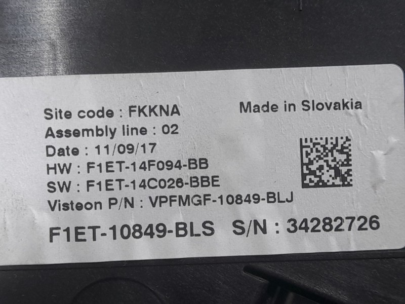 Recambio de cuadro instrumentos para ford focus iii 1.5 tdci referencia OEM IAM F1ET10849BLS  