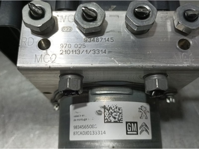 Recambio de abs para citroën c3 tonic referencia OEM IAM 93487145 970025 BOSCH