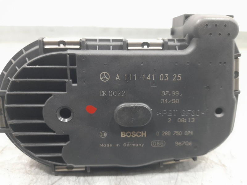 Recambio de caja mariposa para mercedes-benz clk (c208) clk 200 kompressor (208.345) referencia OEM IAM A1111410325 0280750074 B