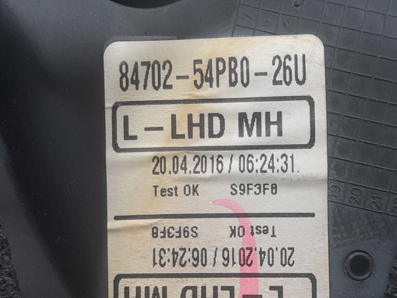 Recambio de retrovisor izquierdo para suzuki vitara (ly) 1.6 ddis (apk 416d) referencia OEM IAM 8470254PB026U ELECTRICO ROZADO 