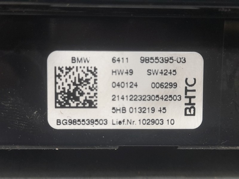 Recambio de mando climatizador para bmw serie 1 lim. (f40) 118d referencia OEM IAM 6411985539503  