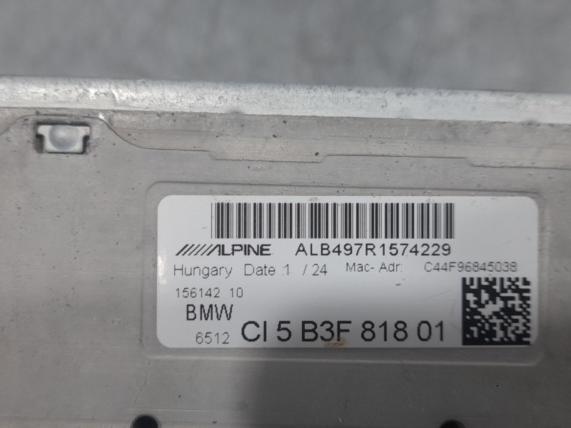 Recambio de sistema audio / radio para bmw serie 1 lim. (f40) 118d referencia OEM IAM CI5B3F81801 ALB497R1574229 ALPINE