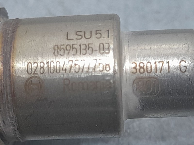 Recambio de sonda lambda para bmw serie 1 lim. (f40) 118d referencia OEM IAM 8595135 0281004757 BOSCH