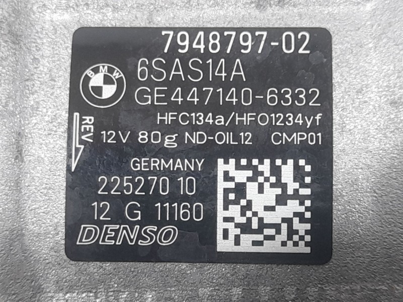 Recambio de compresor aire acondicionado para bmw serie 1 lim. (f40) 118d referencia OEM IAM 794879702 22527010 DENSO