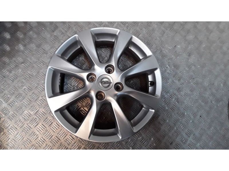Recambio de juego llantas aluminio para opel corsa f (p2jo) 1.2 (68) referencia OEM IAM 6.5X16 4 TORN ET 38 ROZADAS AUMINIO