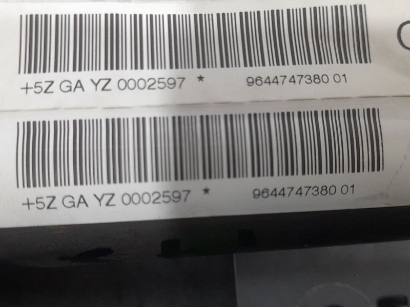 Recambio de airbag cortina delantero izquierdo para citroën c6 (td_) 2.7 hdi referencia OEM IAM 9644747380  