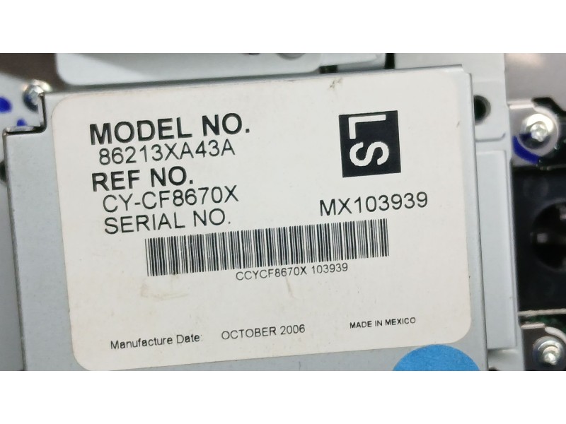 Recambio de mando multifuncion para subaru tribeca b9 classic referencia OEM IAM 86287XA00A C/ MANDO DE CLIMA Y RADIO 731236010 