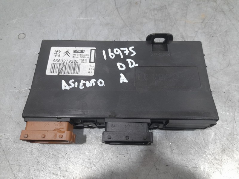 Recambio de modulo electronico para citroën c6 (td_) 2.7 hdi referencia OEM IAM 9663279280 ASIENTO DELANTERO DERECHO 