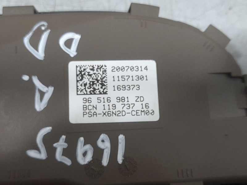 Recambio de mando multifuncion para citroën c6 (td_) 2.7 hdi referencia OEM IAM 96516981ZD DELANTERO DERECHO 