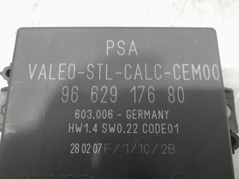 Recambio de modulo electronico para citroën c6 (td_) 2.7 hdi referencia OEM IAM 9662917680 603006 VALEO