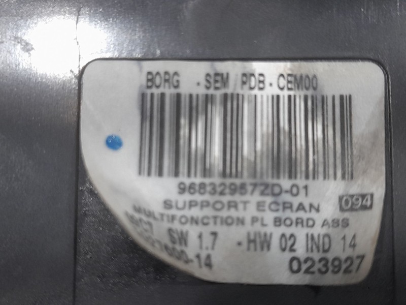 Recambio de sistema navegacion gps para citroën c6 (td_) 2.7 hdi referencia OEM IAM 96832957ZD 96493929ZD05 