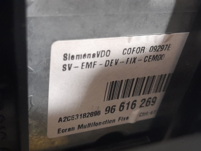 Recambio de sistema navegacion gps para citroën c6 (td_) 2.7 hdi referencia OEM IAM 96832957ZD 96493929ZD05 