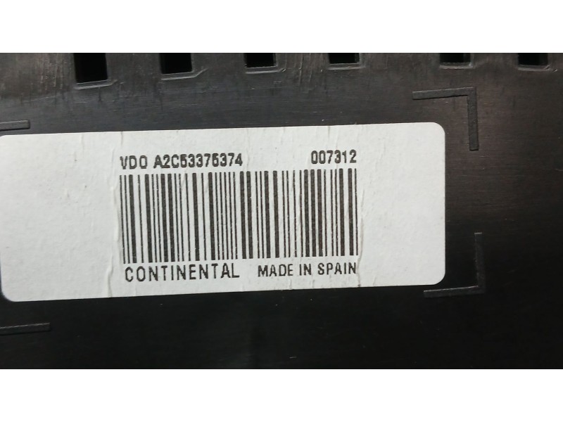 Recambio de cuadro instrumentos para seat leon (1p1) 1.9 tdi referencia OEM IAM 1P0920853B ROZADO CONTINENTAL VDO A2C53375374 