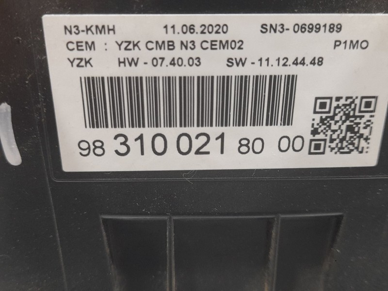 Recambio de cuadro instrumentos para opel crossland x / crossland (p17, p2qo) 1.5 turbo d (75) referencia OEM IAM 9831002180  