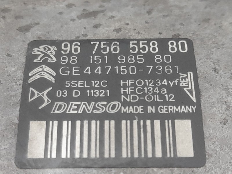 Recambio de compresor aire acondicionado para opel crossland x / crossland (p17, p2qo) 1.5 turbo d (75) referencia OEM IAM 96756
