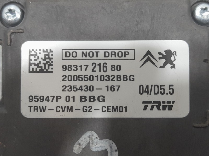 Recambio de camara para opel crossland x / crossland (p17, p2qo) 1.5 turbo d (75) referencia OEM IAM 9831721680 95947P01 TRW