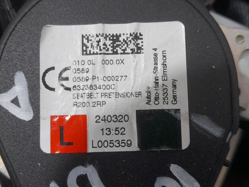 Recambio de kit airbag para opel crossland x / crossland (p17, p2qo) 1.5 turbo d (75) referencia OEM IAM YQ008155YX C/SALPICADER