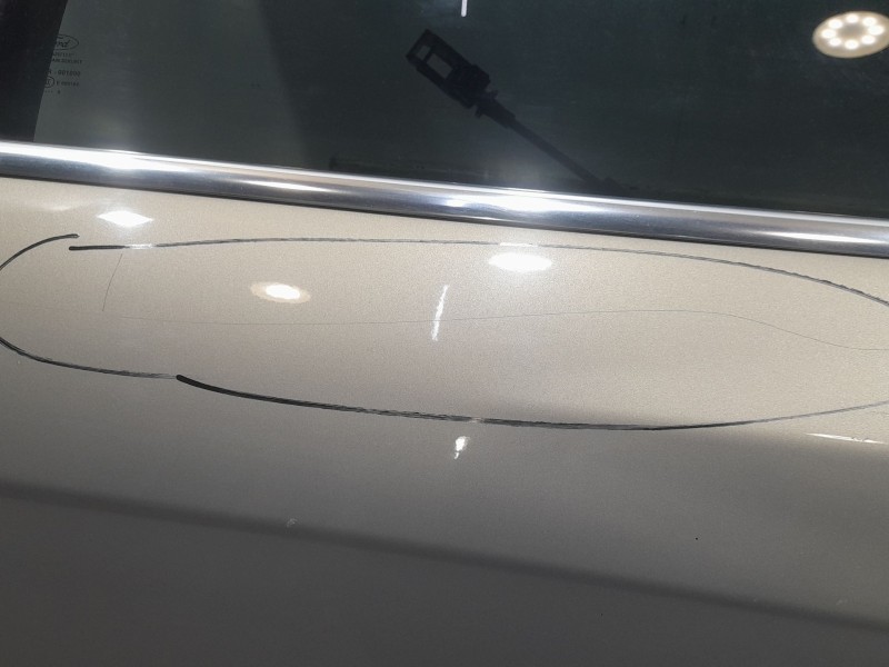 Recambio de puerta trasera izquierda para ford focus iii 1.0 ecoboost referencia OEM IAM 2172760 ROZADA 