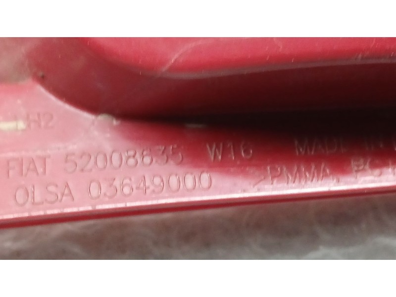 Recambio de piloto trasero izquierdo paragolpes para fiat 500 (312_) 1.0 mild hybrid (312.ayd1b) referencia OEM IAM 52008635  03