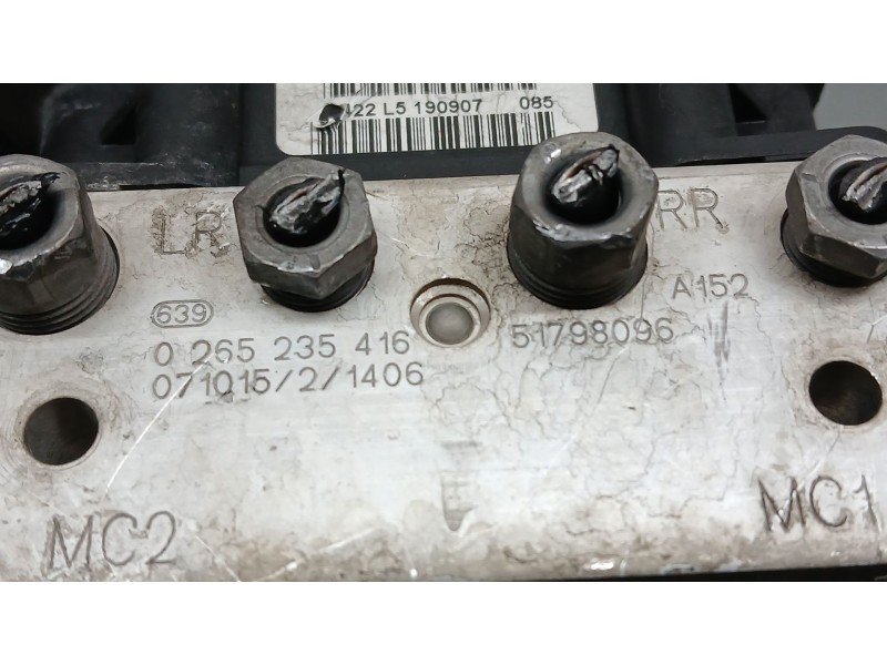 Recambio de abs para fiat bravo ii (198_) 1.9 d multijet (198axc1b) referencia OEM IAM 51798096 BOSCH 0265235416