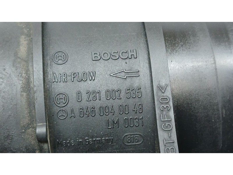 Recambio de caudalimetro para mercedes-benz clase c t-model (s203) c 220 cdi (203.206) referencia OEM IAM A6460940048 BOSCH 0281