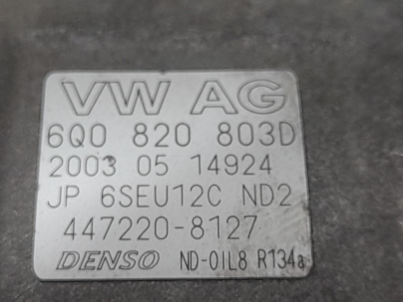 Recambio de compresor aire acondicionado para seat ibiza iii (6l1) 1.9 tdi referencia OEM IAM 6Q0820803D 4472208127 DENSO