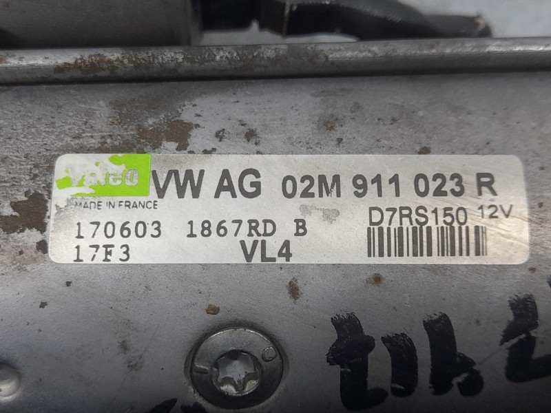 Recambio de motor arranque para seat ibiza iii (6l1) 1.9 tdi referencia OEM IAM 02M911023R 170603 VALEO