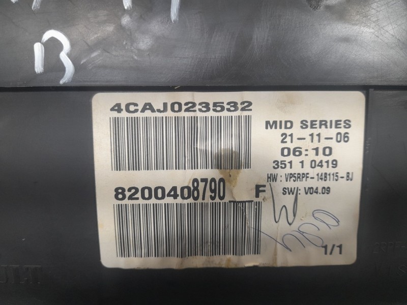 Recambio de cuadro instrumentos para renault megane ii coupé-cabriolet (em0/1_) 1.6 16v referencia OEM IAM 8200408790F  