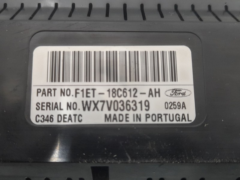 Recambio de mando climatizador para ford focus iii 1.0 ecoboost referencia OEM IAM F1ET18C612AH  