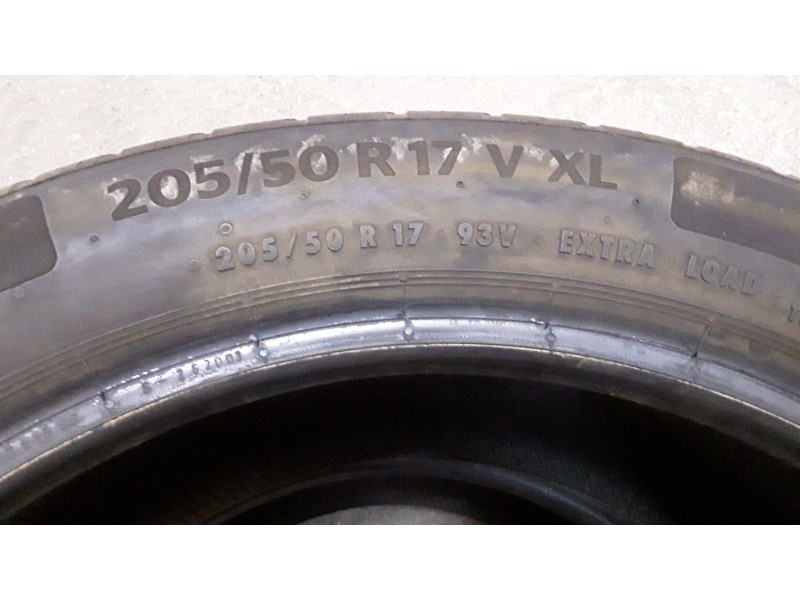 Recambio de neumatico pareja para neumaticos reutilizados - referencia OEM IAM 205501793V CONTINENTAL 205/50/17/93V