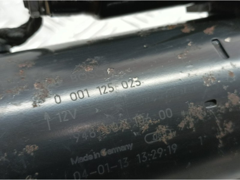 Recambio de motor arranque para porsche cayenne (typ 9pa) turbo referencia OEM IAM 0001125025 94860410600 BOSCH