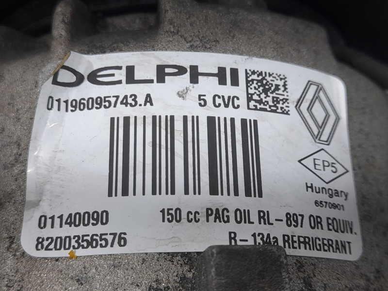 Recambio de compresor aire acondicionado para renault megane ii (bm0/1_, cm0/1_) 2.0 dci (bm1k, cm1k) referencia OEM IAM 8200356