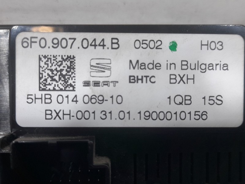 Recambio de mando climatizador para seat ibiza v (kj1, kjg) 1.0 mpi referencia OEM IAM 6F0907044B  