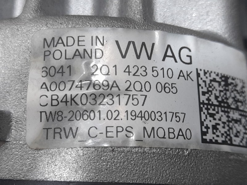 Recambio de columna direccion para seat ibiza v (kj1, kjg) 1.0 mpi referencia OEM IAM 2Q1423510AK  