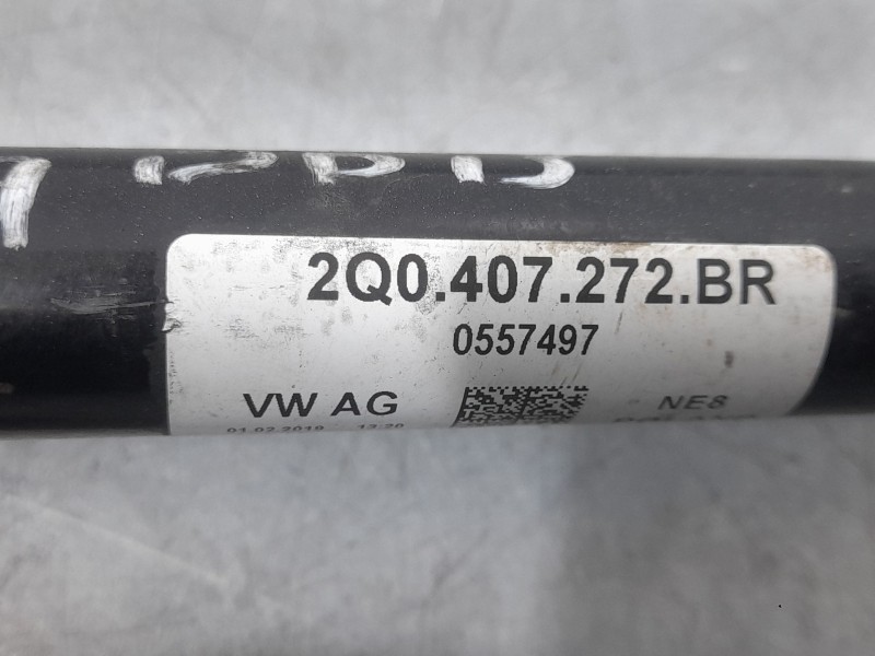 Recambio de transmision delantera derecha para seat ibiza v (kj1, kjg) 1.0 mpi referencia OEM IAM 2Q0407272BR  