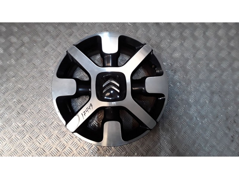 Recambio de llanta aluminio para citroën c4 cactus 1.5 bluehdi 100 referencia OEM IAM 6.5X17 4 TORN ET19 ROZADA ALUMINIO