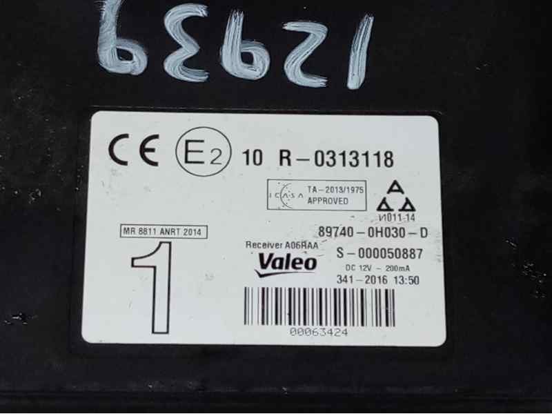 Recambio de modulo electronico para toyota aygo (kgb/wnb) básico referencia OEM IAM 897400H030D  VALEO