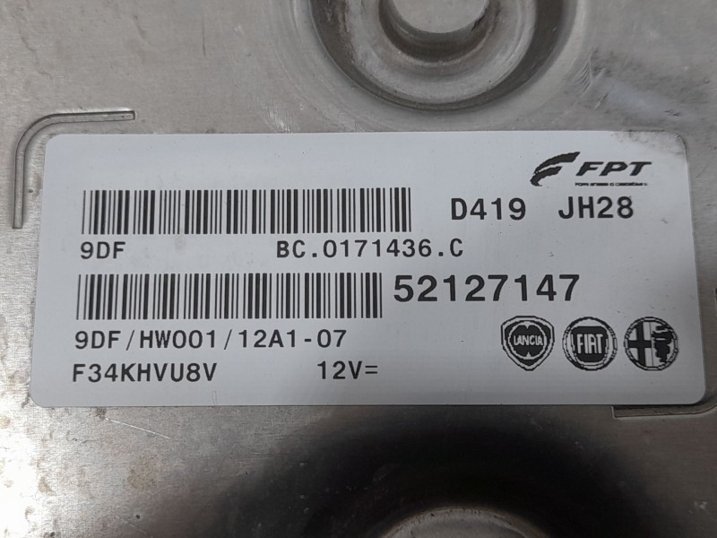 Recambio de centralita motor uce para fiat tipo hatchback (356_, 357_) 1.3 d (356hxh1a) referencia OEM IAM 52127147  