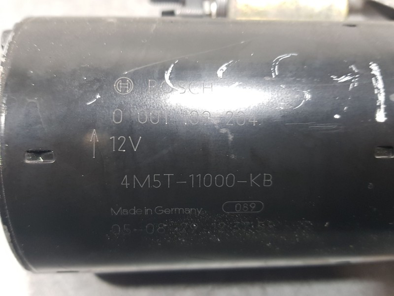 Recambio de motor arranque para ford focus c-max (dm2) 1.8 tdci referencia OEM IAM 4M5T11000KB BOSCH 0001109204